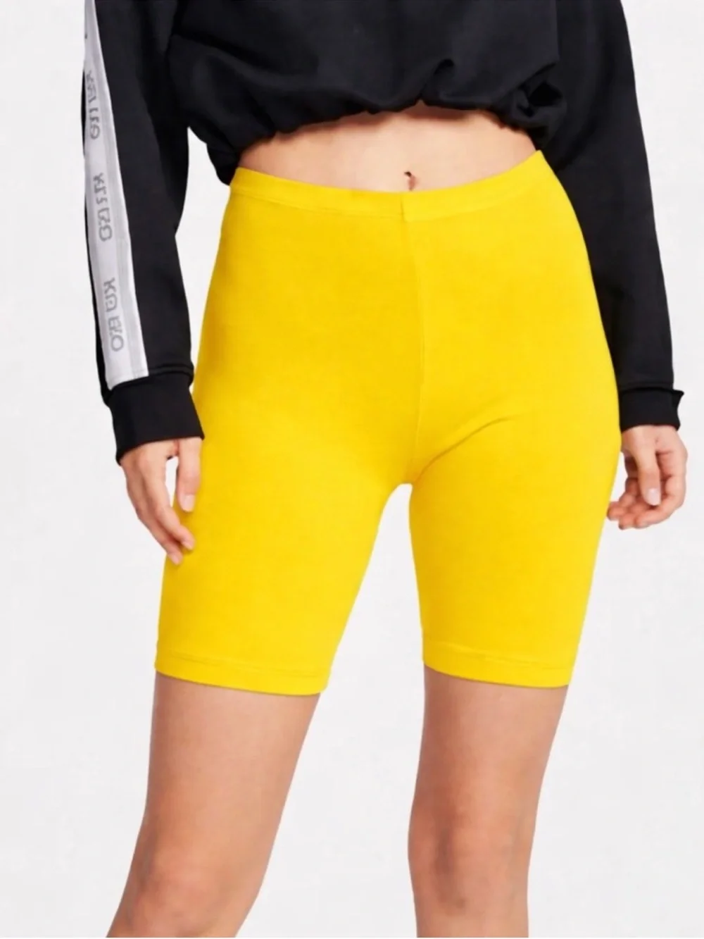 $90 New Cotton Citizen Siena Bike Short - Yellow Medium